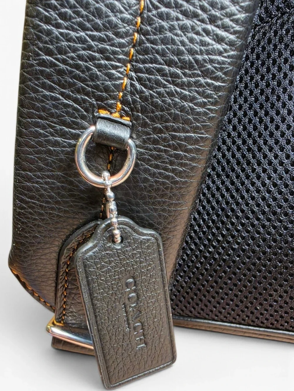 Coach West Houndstooth Print Backpack w/ Leather Trim CJ514 (Retail $550)
